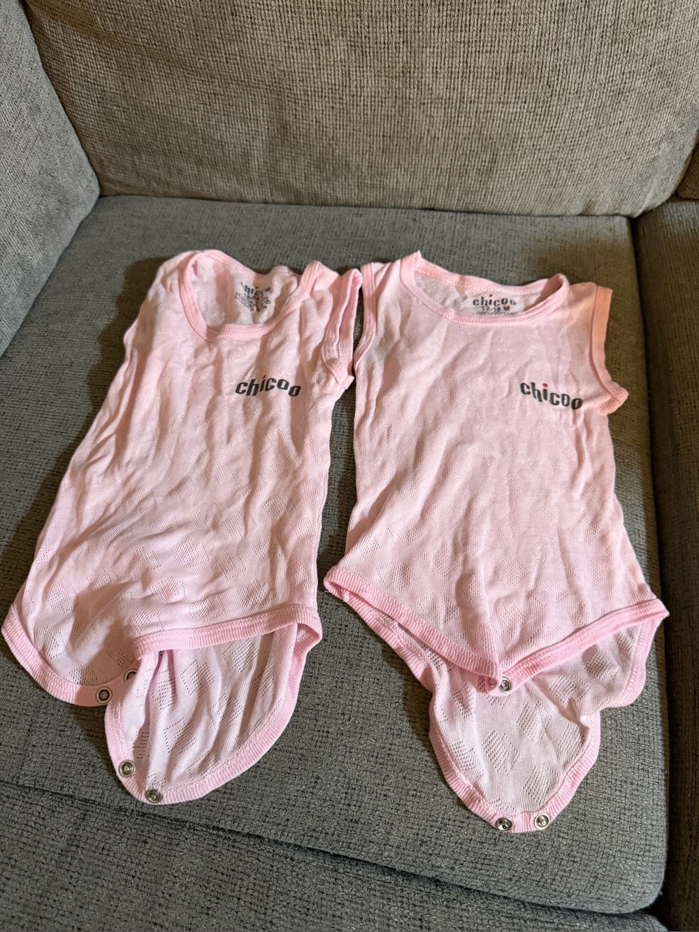 chic Pink Sleeveless Baby Bodysuit Duo